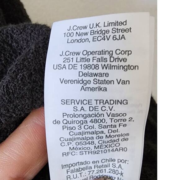 Madewell Texture & Thread Tiered Sleeve Top Black XS - Picture 7 of 11